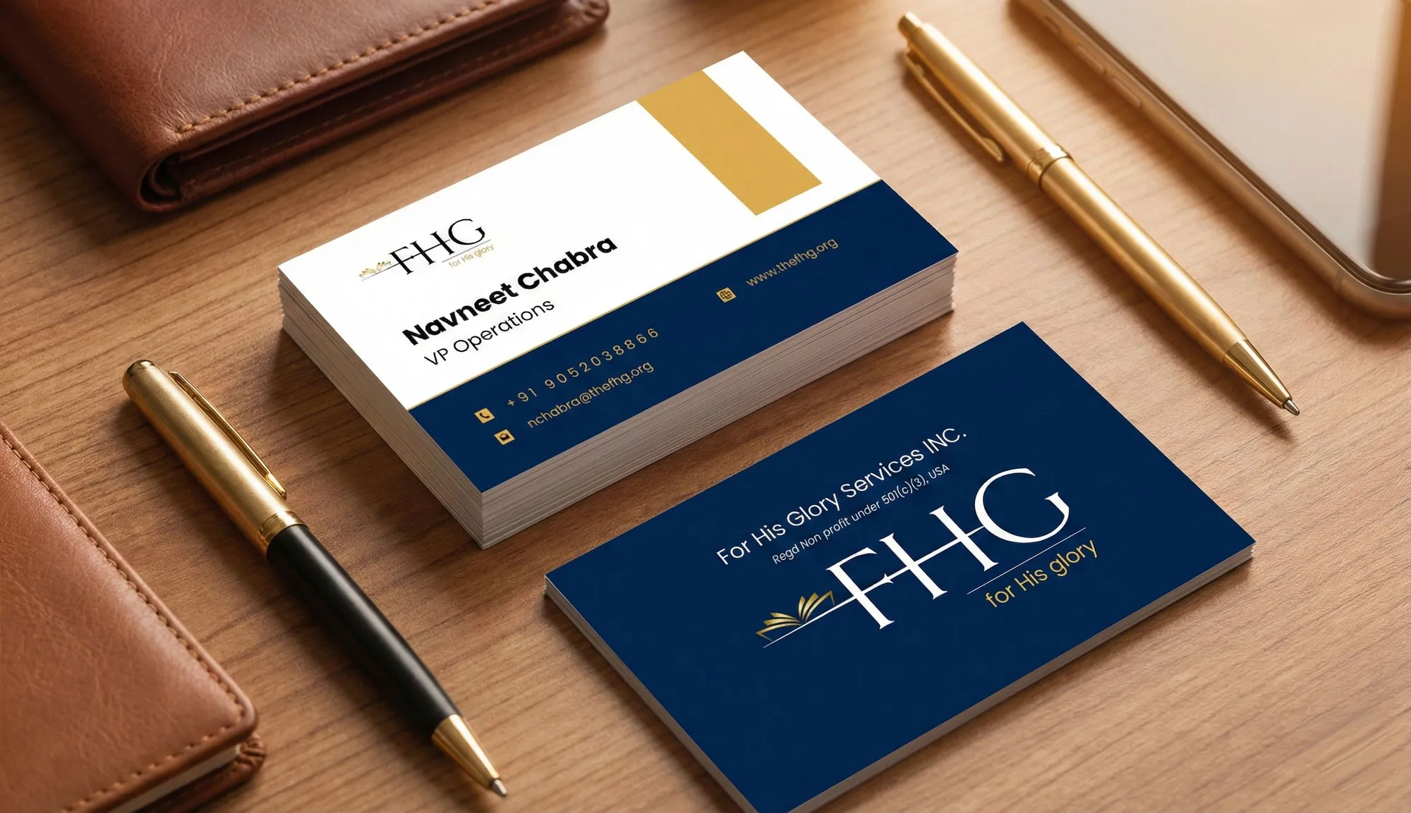FHG Visiting Cards Mockup